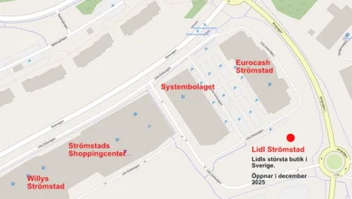 Lidl bygger sin största butik i Sverige som öppnar i december 2025